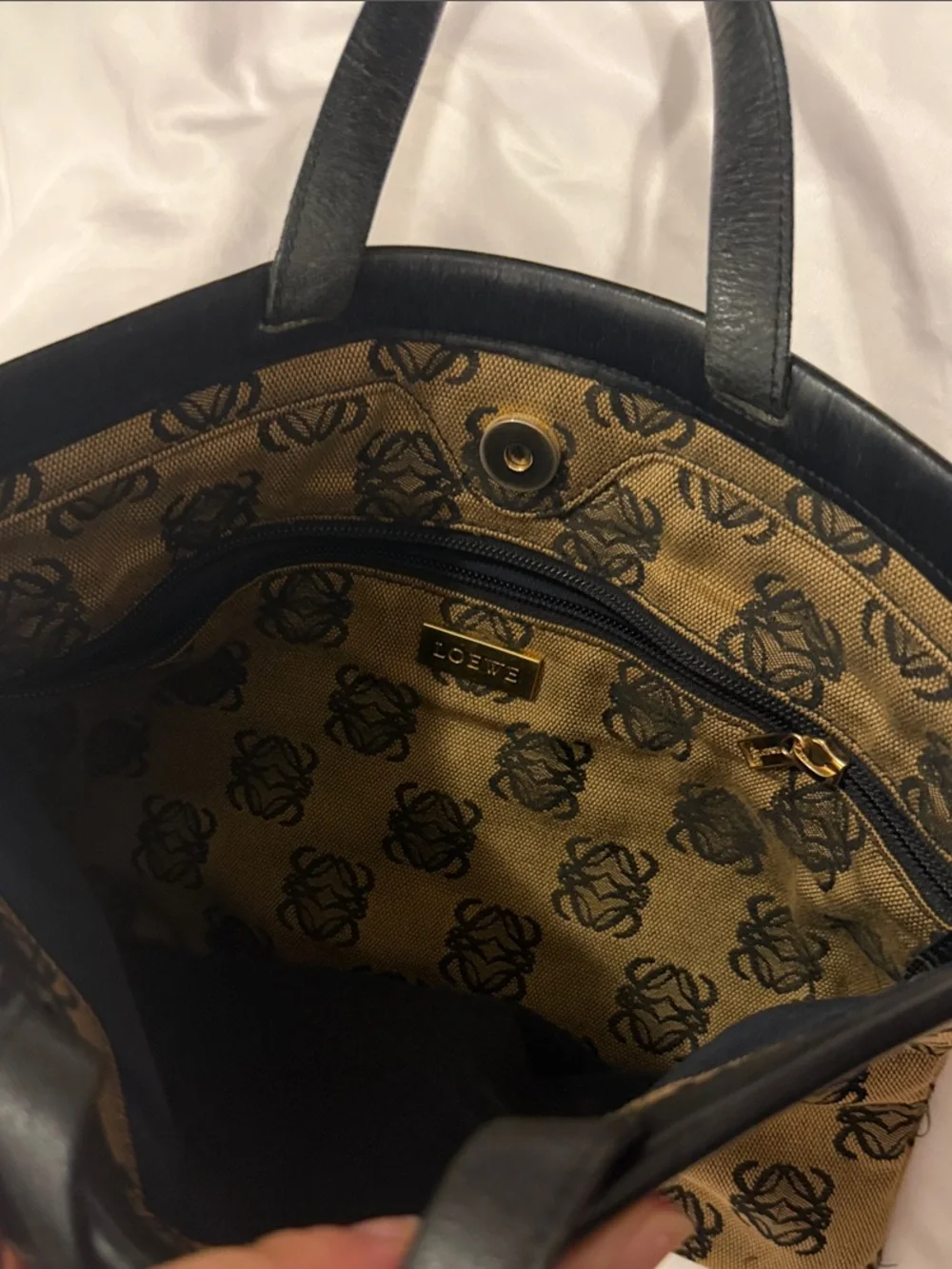 Loewe Anagram cloth tote